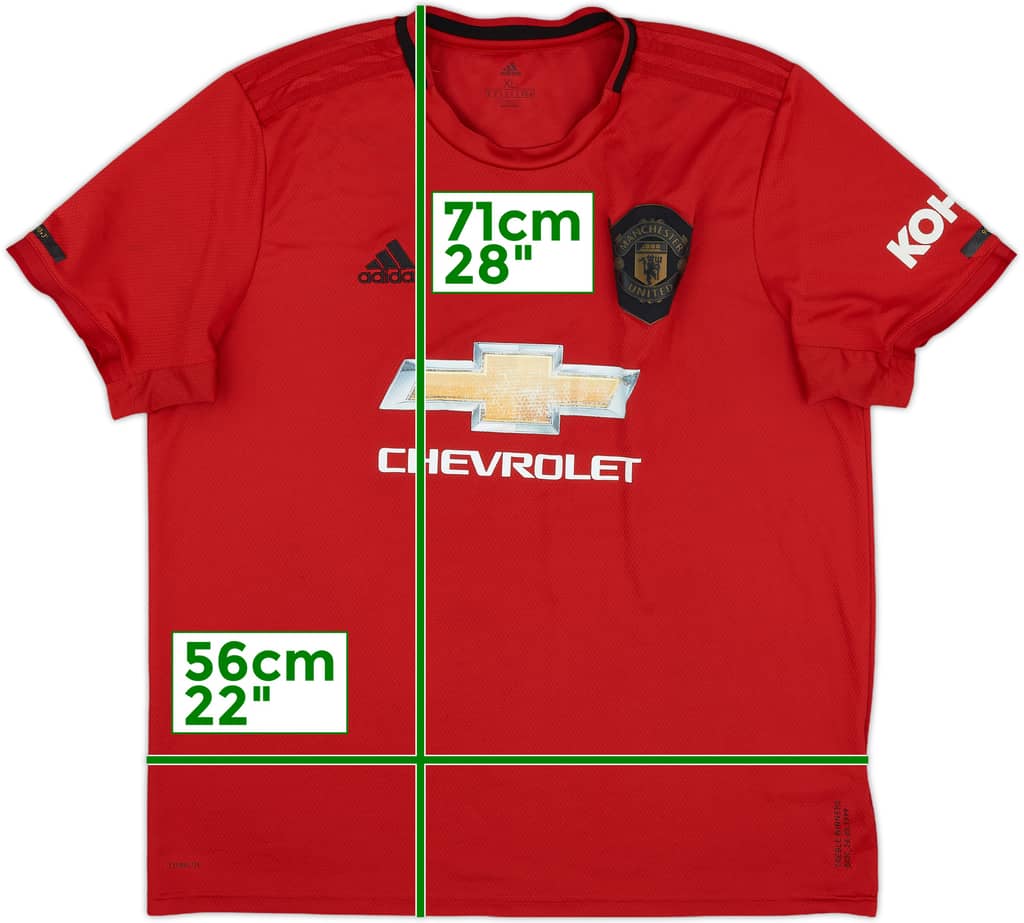2019-20 Manchester United Home Shirt - 5/10 - (XL)
