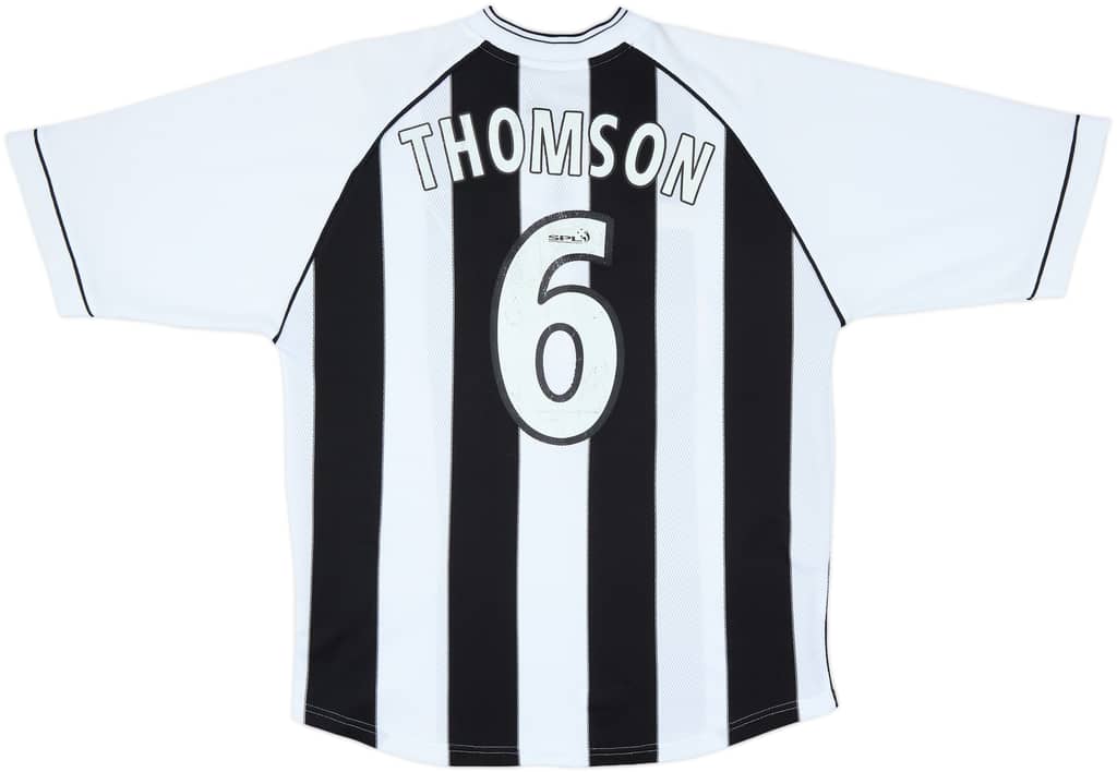2001-02 Dunfermline Home Shirt Thomson #6 - 6/10 - (L)
