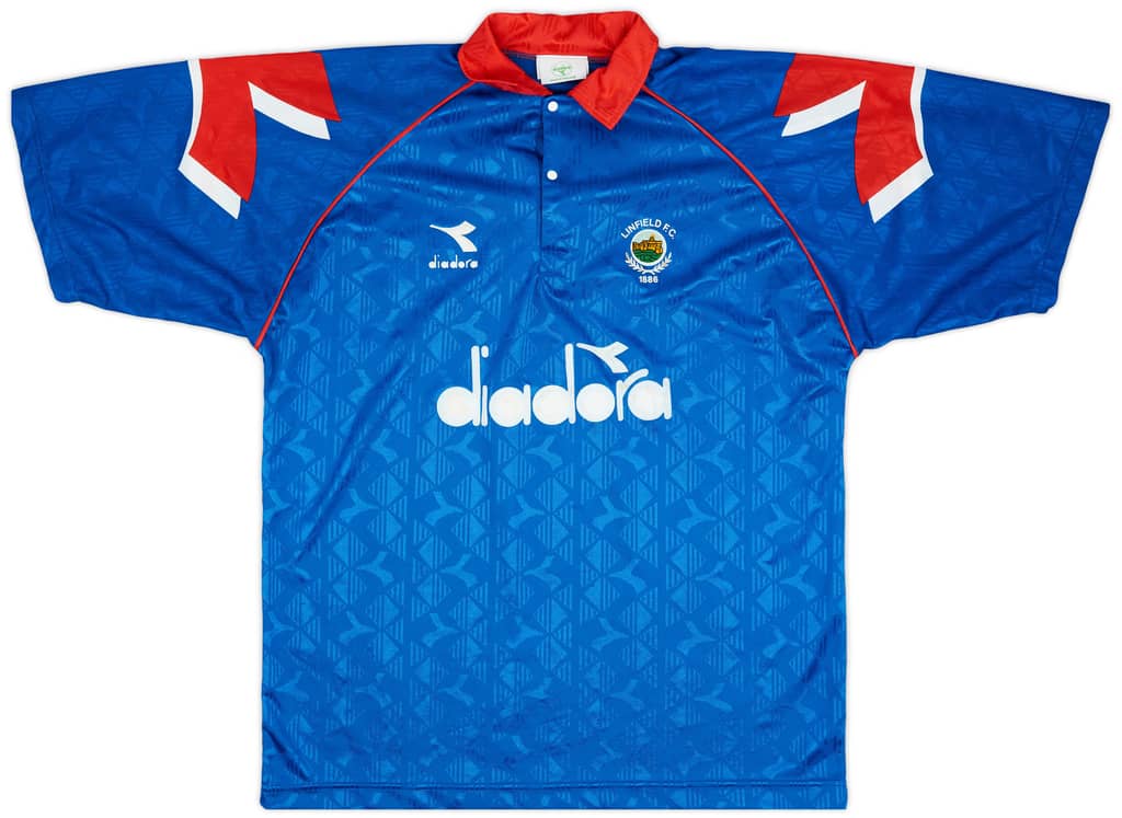 1995-96 Linfield Home Shirt - 7/10 - (XL)