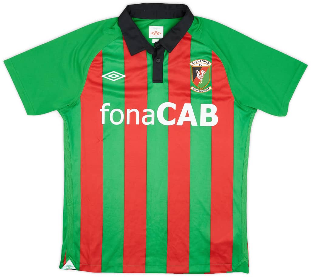 2010-11 Glentoran Home Shirt - 9/10 - (S)