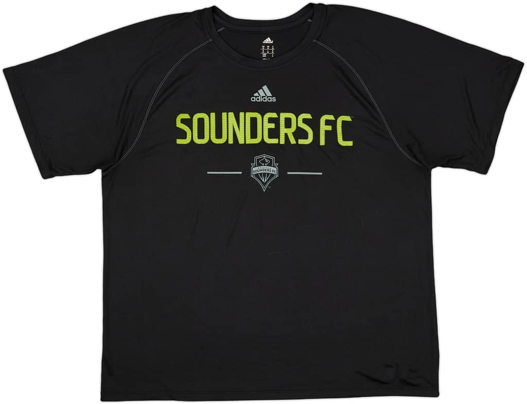 2013 Seattle Sounders adidas Cotton T-Shirt - 8/10 - (M)