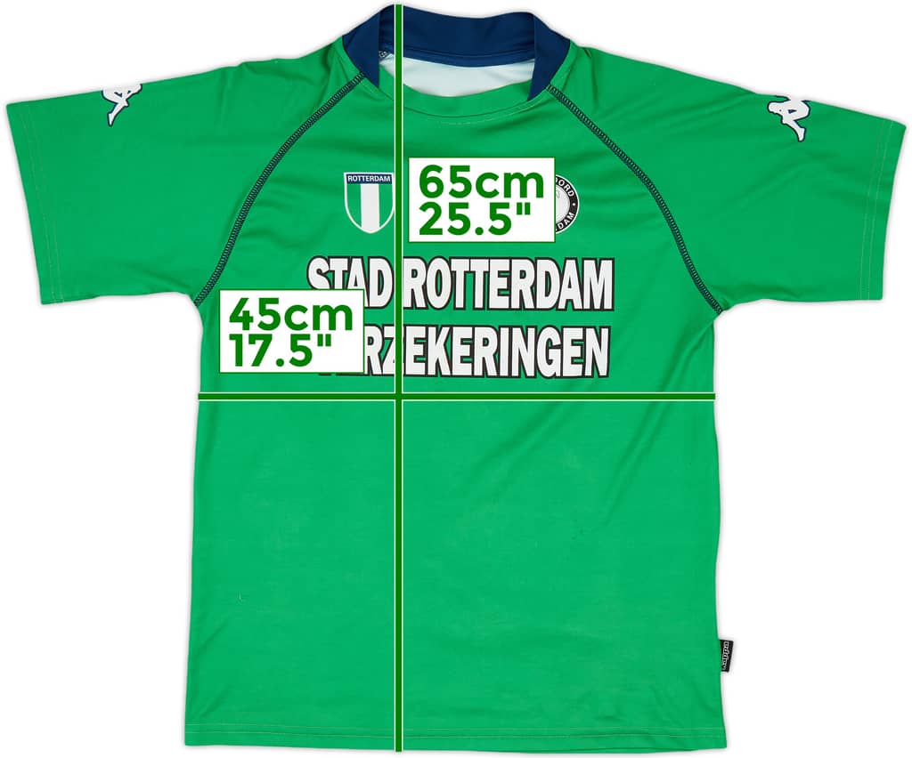 2002-03 Feyenoord Away Basic Shirt - 6/10 - (XL.Boys)