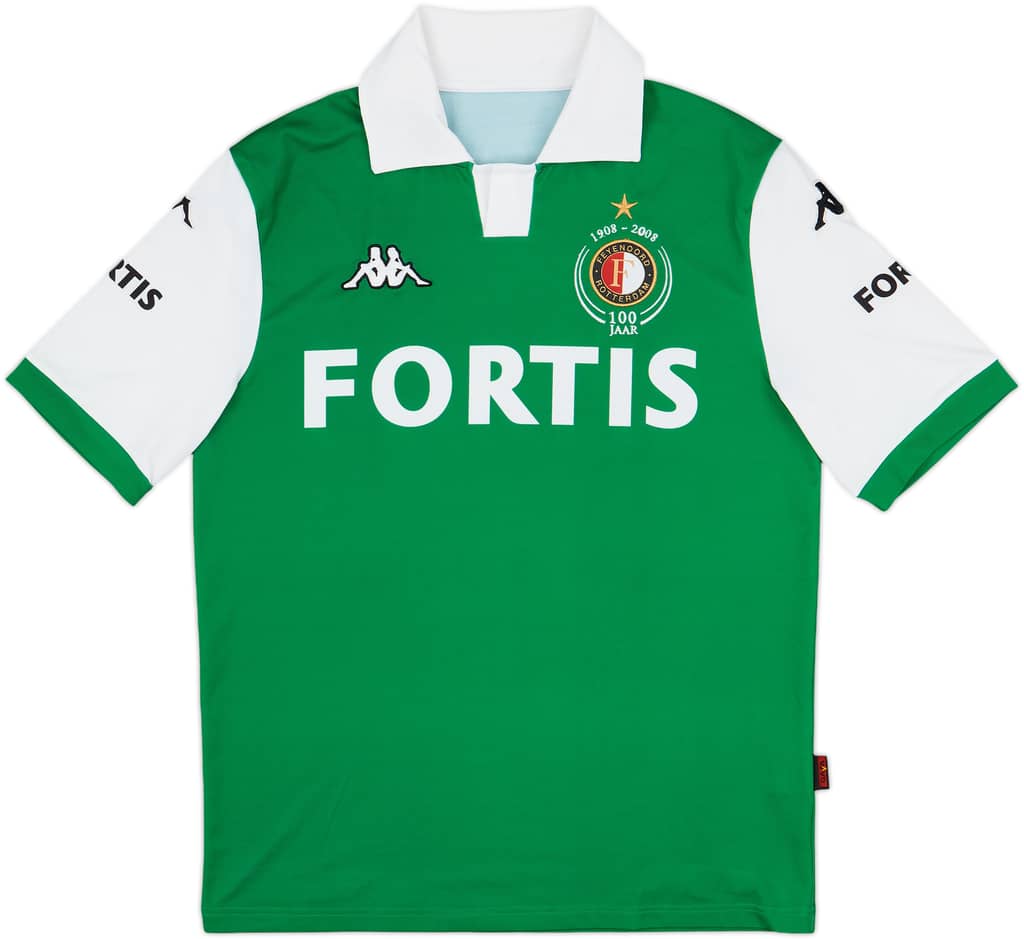 2008-09 Feyenoord Centenary Away Shirt Scholtens #11 - 9/10 - (L)
