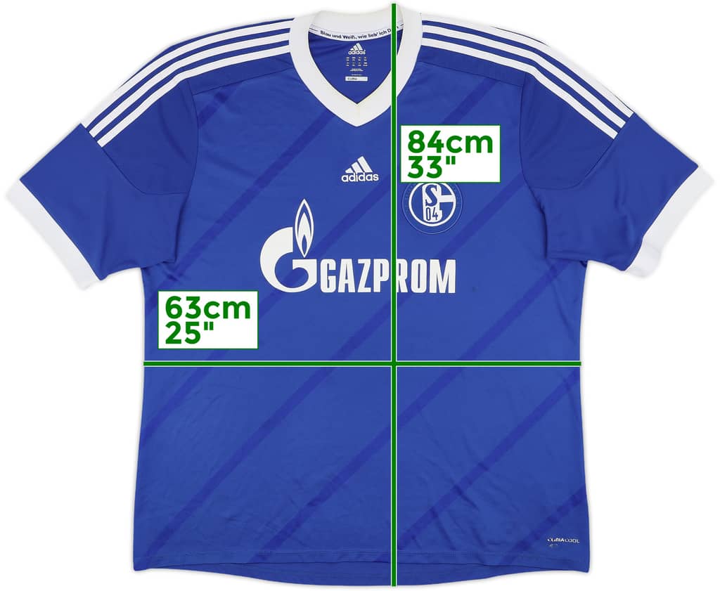 2012-14 Schalke Home Shirt - 8/10 - (XXL)
