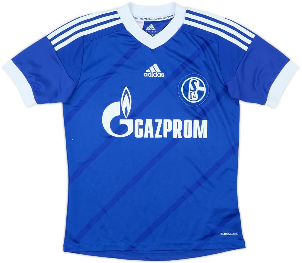 2012-14 Schalke Home Shirt - 8/10 - (L.Boys)