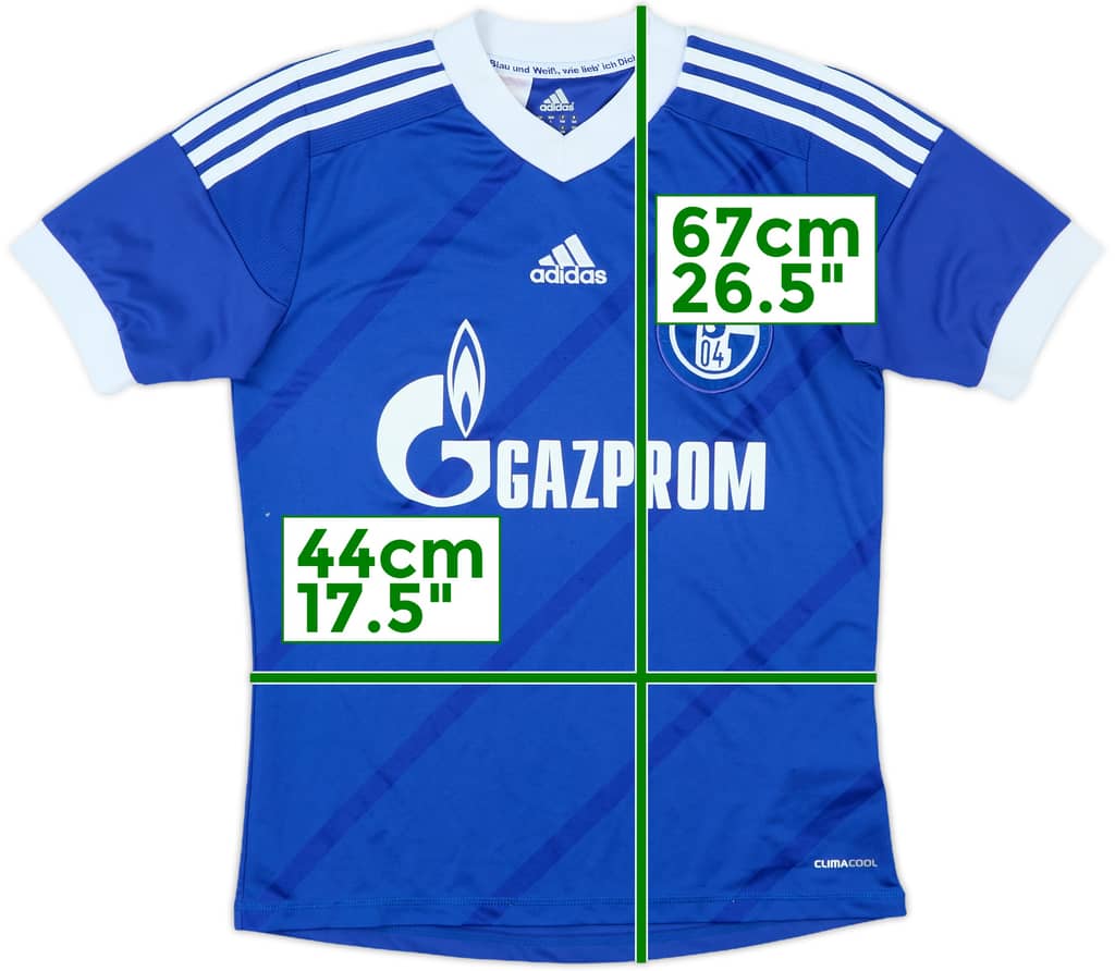2012-14 Schalke Home Shirt - 8/10 - (L.Boys)
