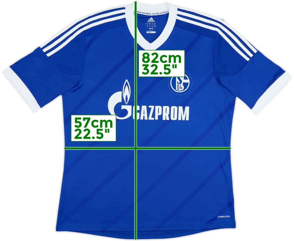2012-14 Schalke Camiseta Local - 9/10 - (XL)