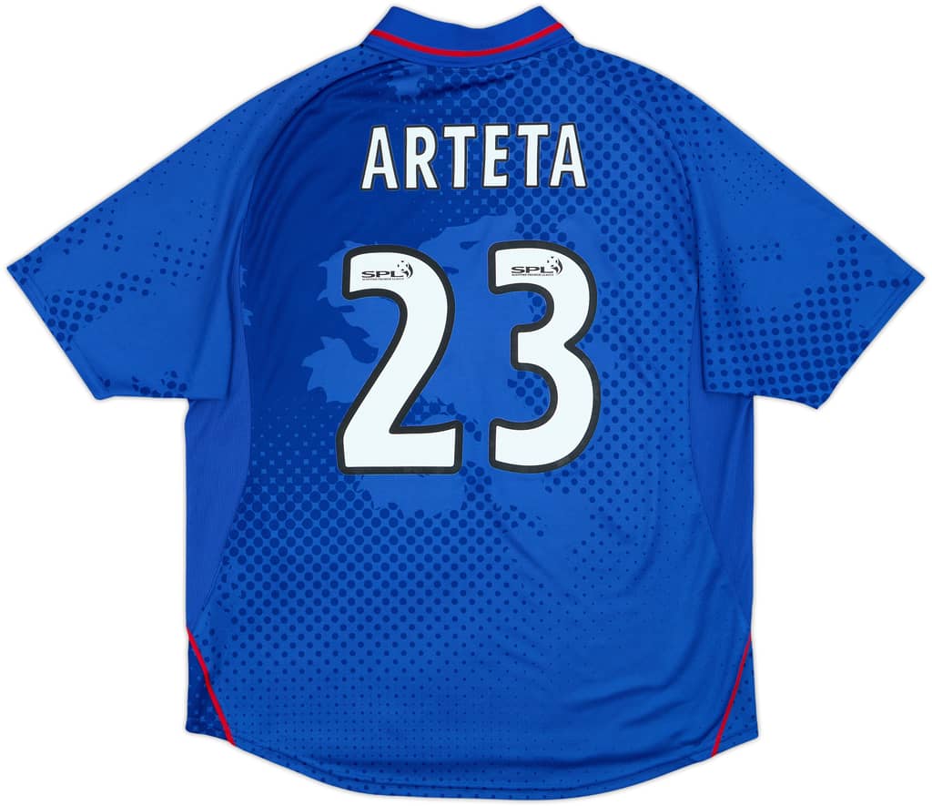 2002-03 Rangers Home Shirt Arteta #23