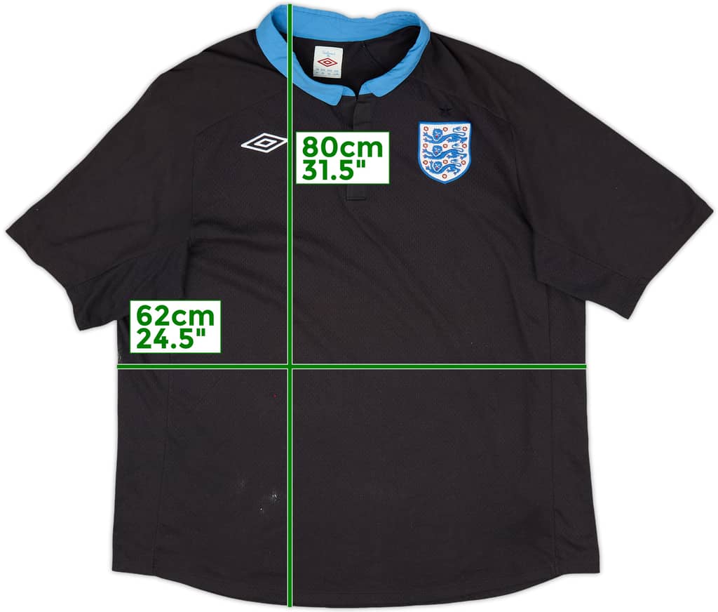 2011-12 England Away Shirt - 6/10 - (3XL)