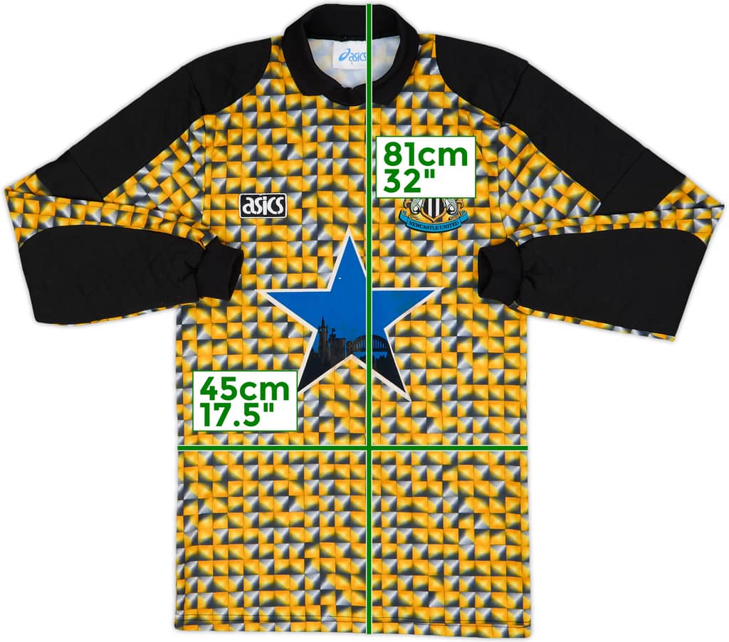 1993-95 Newcastle GK Shirt - 9/10 - (S)