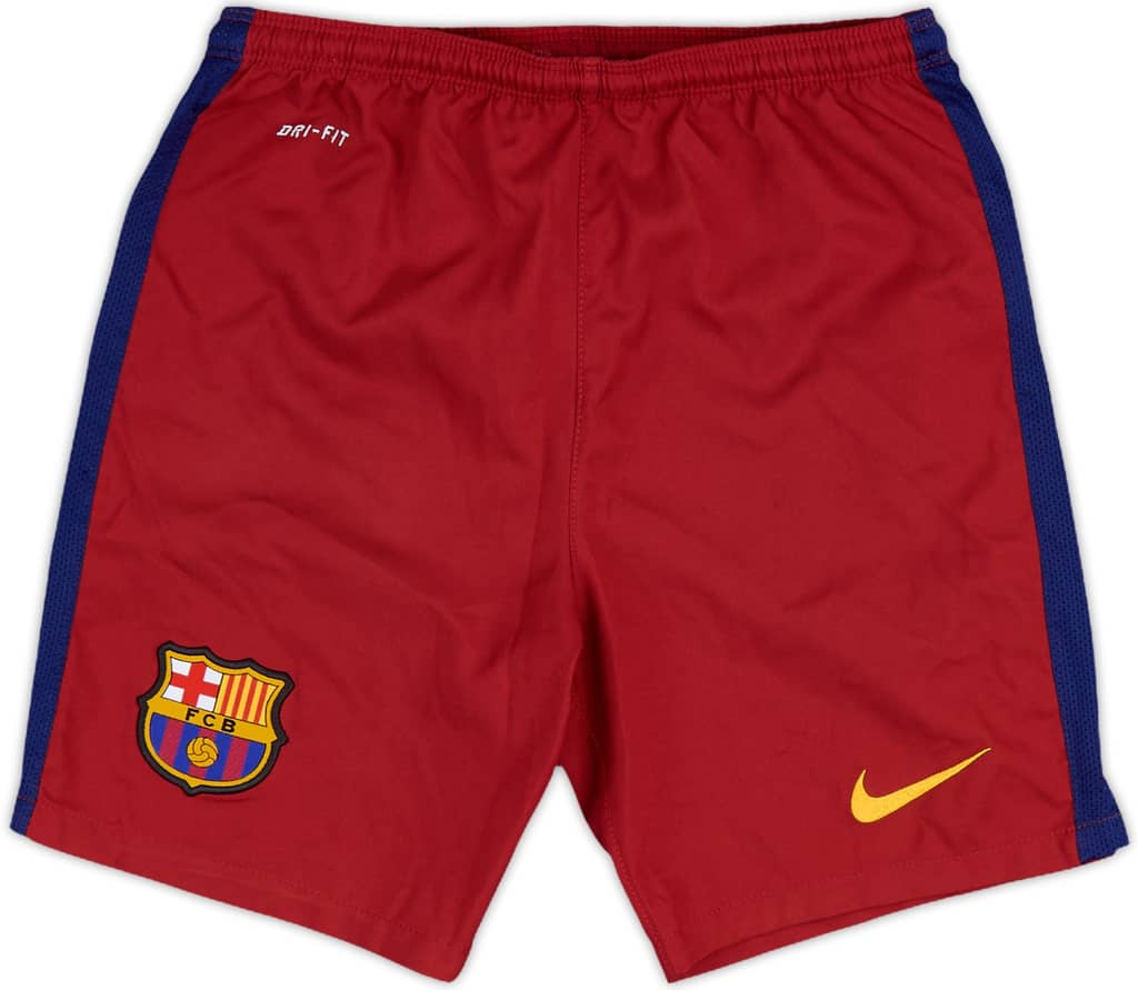 2015-16 Barcelona Home Shorts - 9/10 - (S.Boys)