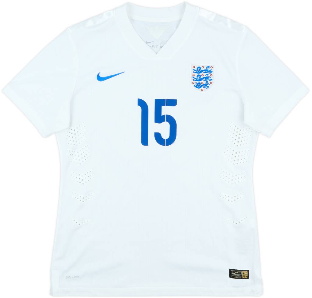 2014 England Women Match Issue Home Shirt #15