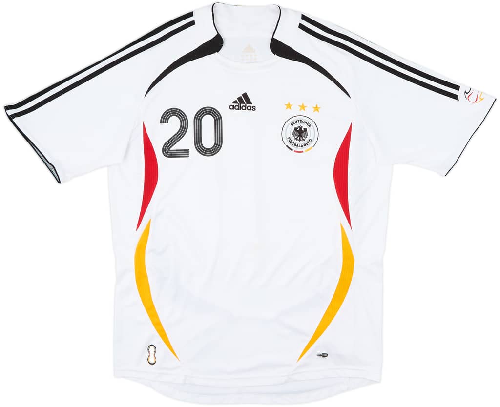 2005-07 Germany Home Shirt Podolski #20 - 7/10 - (L)