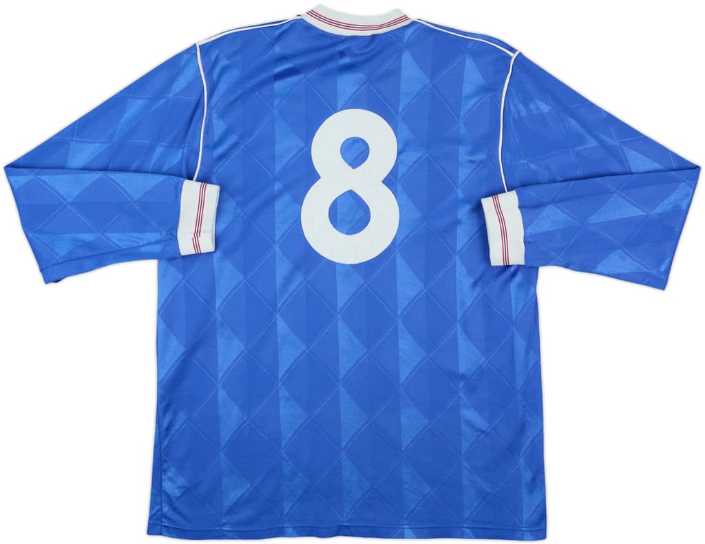 1987-89 Marlow Match Issue Home L/S Shirt #8