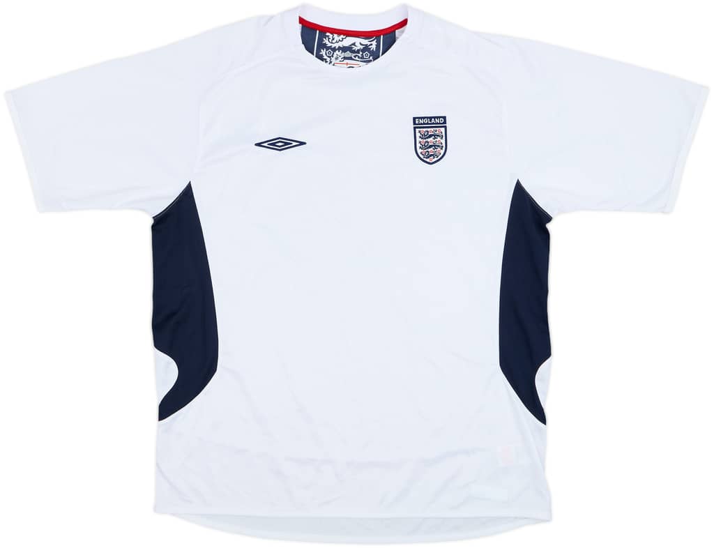 2005-06 England Umbro Training Shirt - 8/10 - (XL)