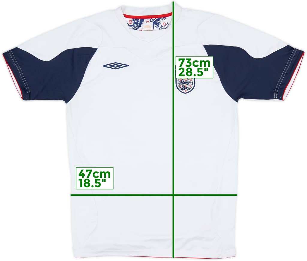 2006-08 England Umbro Training Shirt - 7/10 - (M)