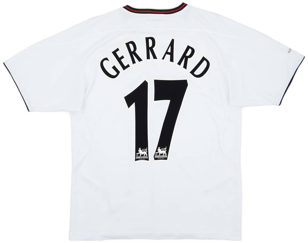 2003-04 Liverpool Away Shirt Gerrard #17 - 5/10 - (S)