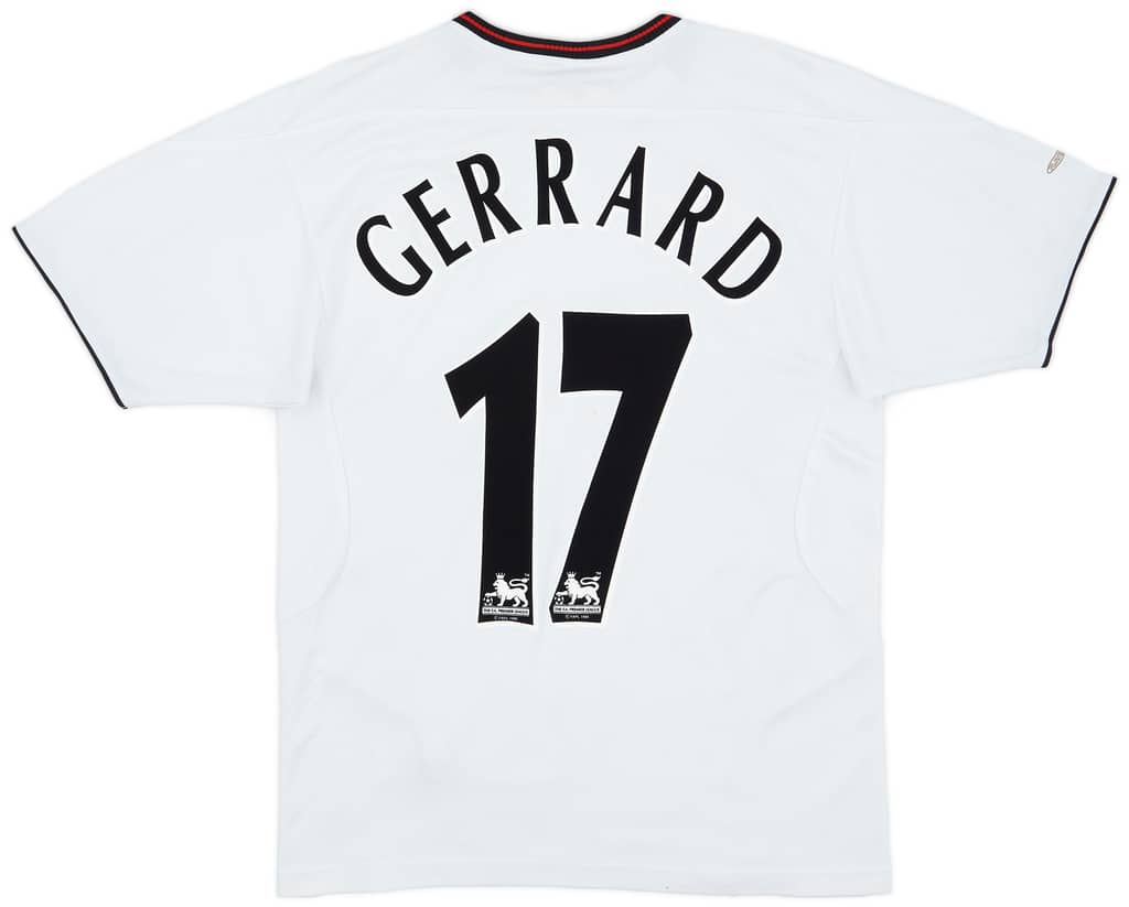 2003-04 Liverpool Away Shirt Gerrard #17 - 5/10 - (M)