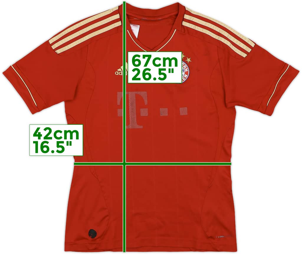 2011-13 Bayern Munich Home Shirt - 4/10 - (XL.Boys)