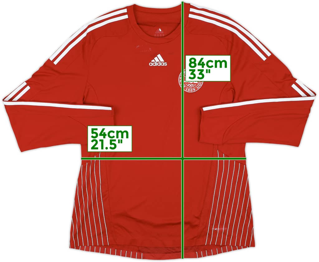 2007-10 Denmark Player Issue Home L/S Shirt - 6/10 - (XL)