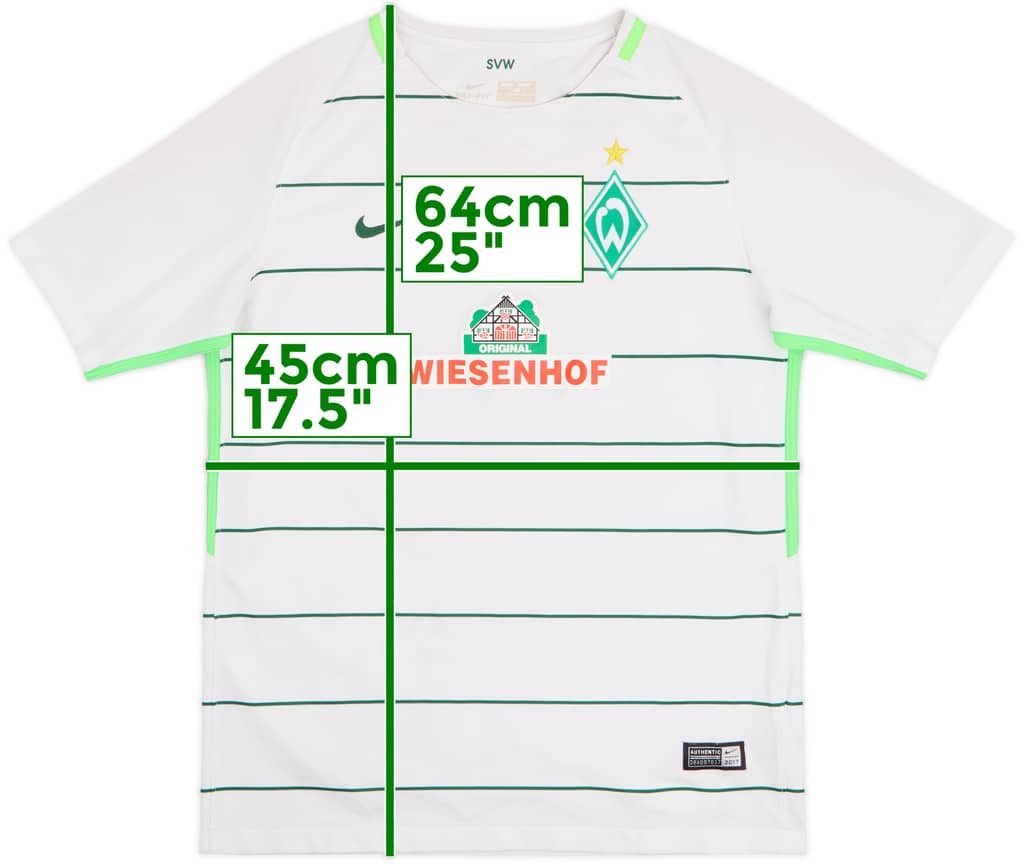 2017-18 Werder Bremen Away Shirt - 5/10 - (XL.Boys)