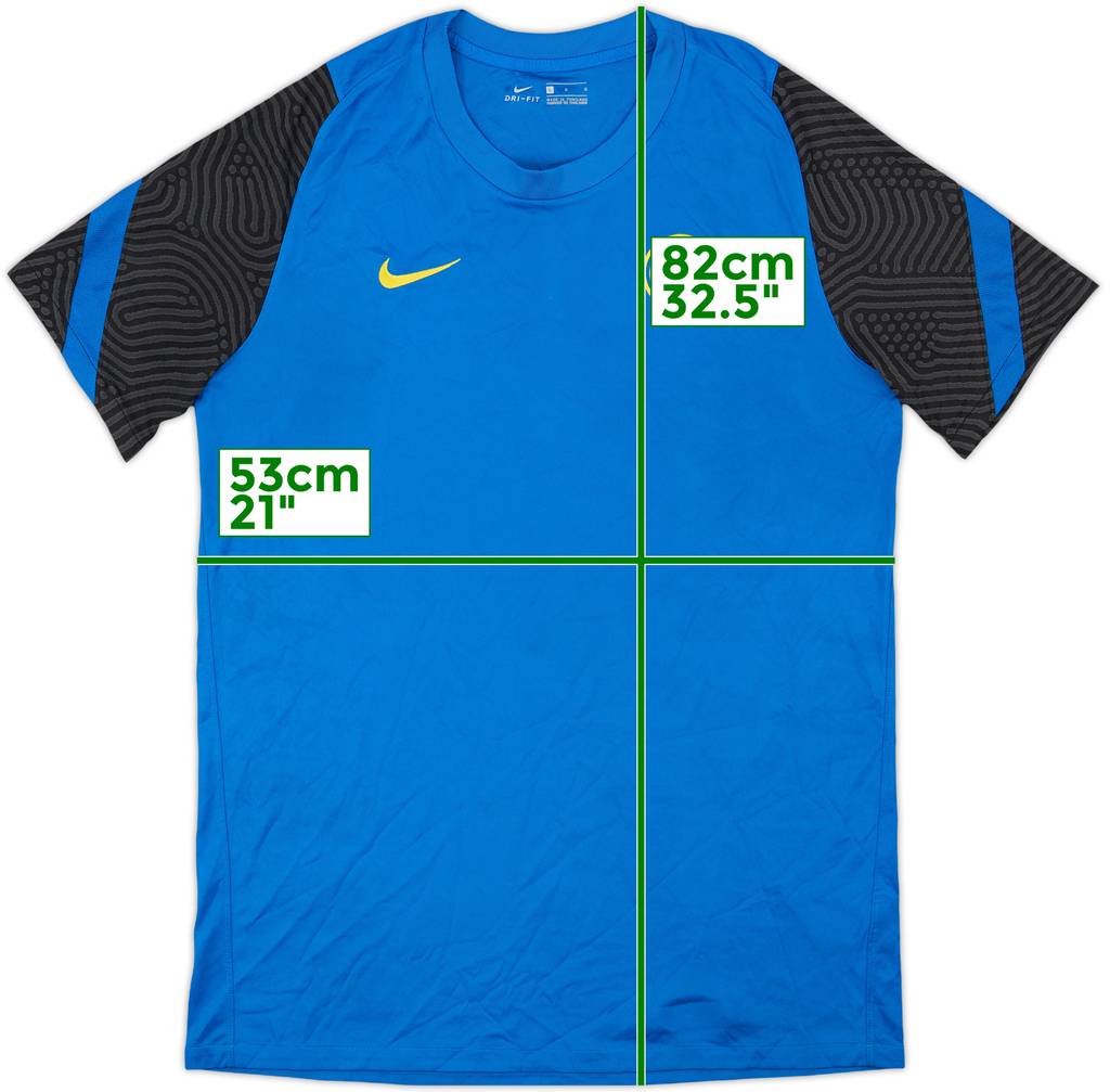 2020-21 Inter Milan Nike Training Shirt - 8/10 - (L)