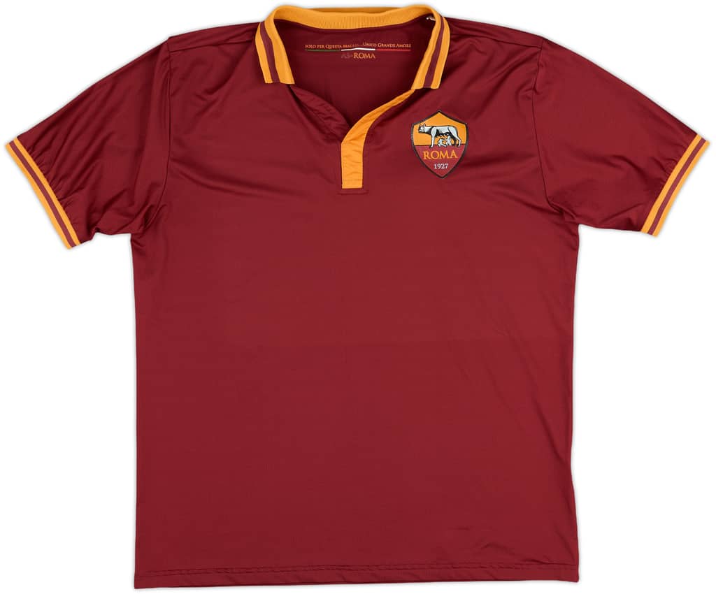2013-14 Roma Home Shirt - 8/10 - (XL.Boys)