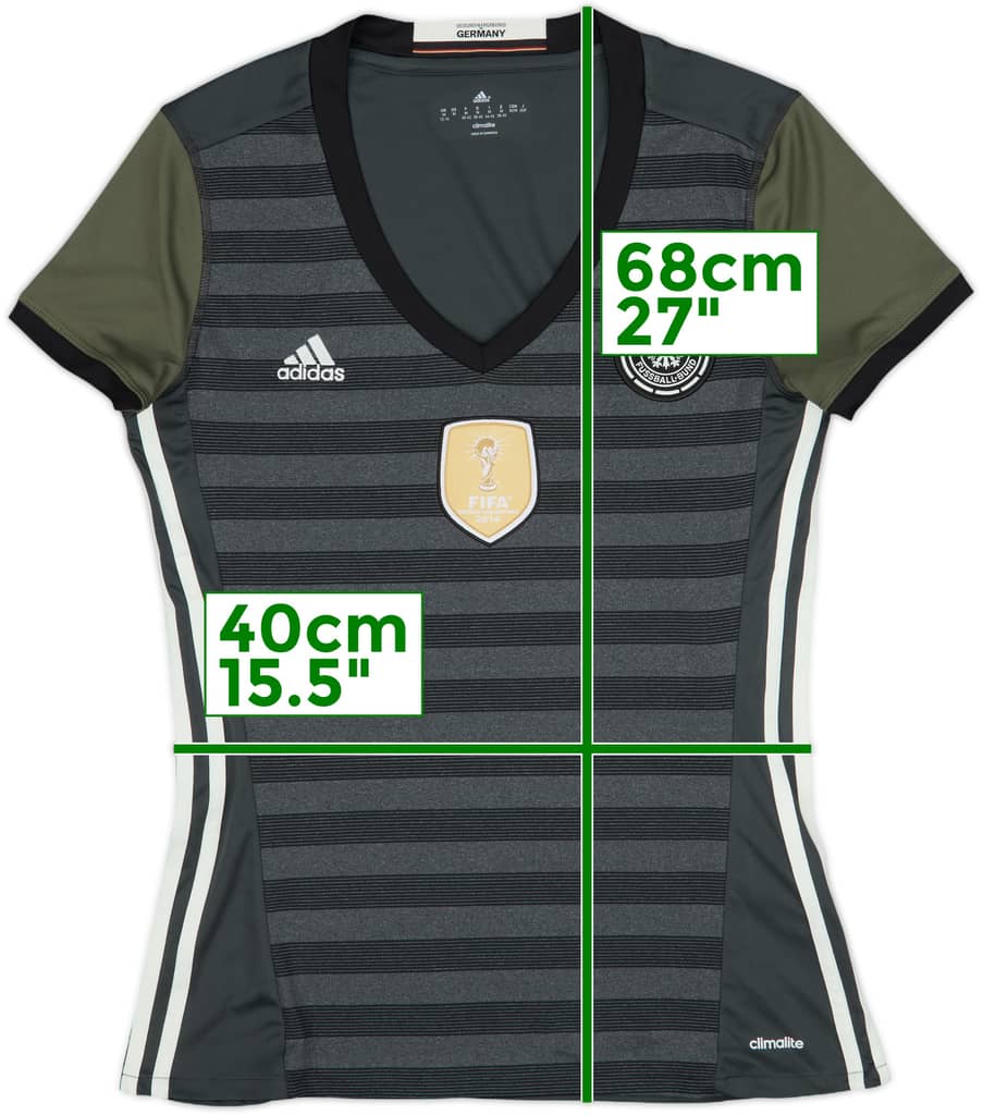 2015-17 Germany Away Shirt - 8/10 - (Women's M)