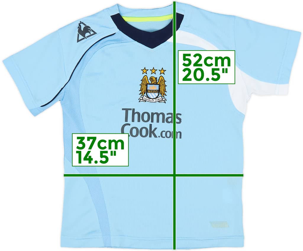2008-09 Manchester City Home Shirt - 8/10 - (M.Boys)