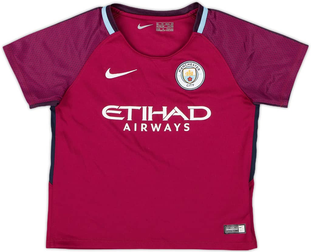 2017-18 Manchester City Away Shirt - 9/10 - (3-4 Years)
