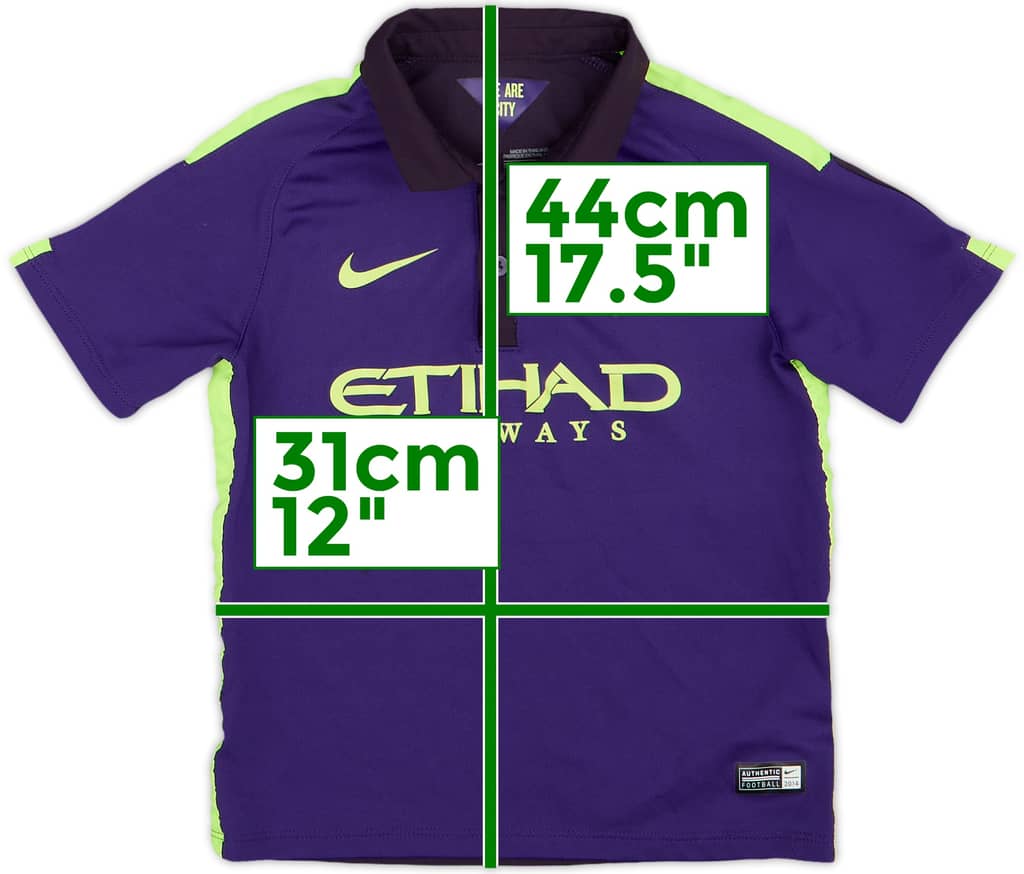 2014-15 Manchester City Third Shirt - 9/10 - (4-5 Years)