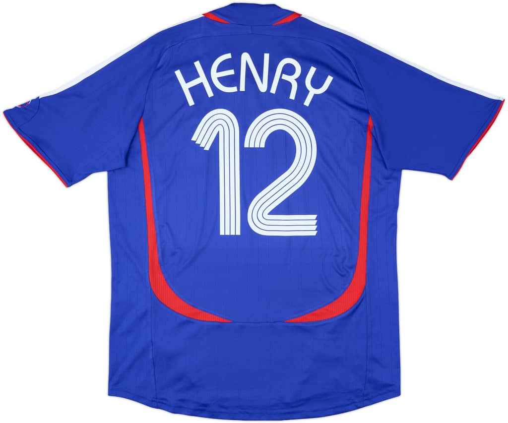 2006-07 France Home Shirt Henry #12 - 9/10 - (L)