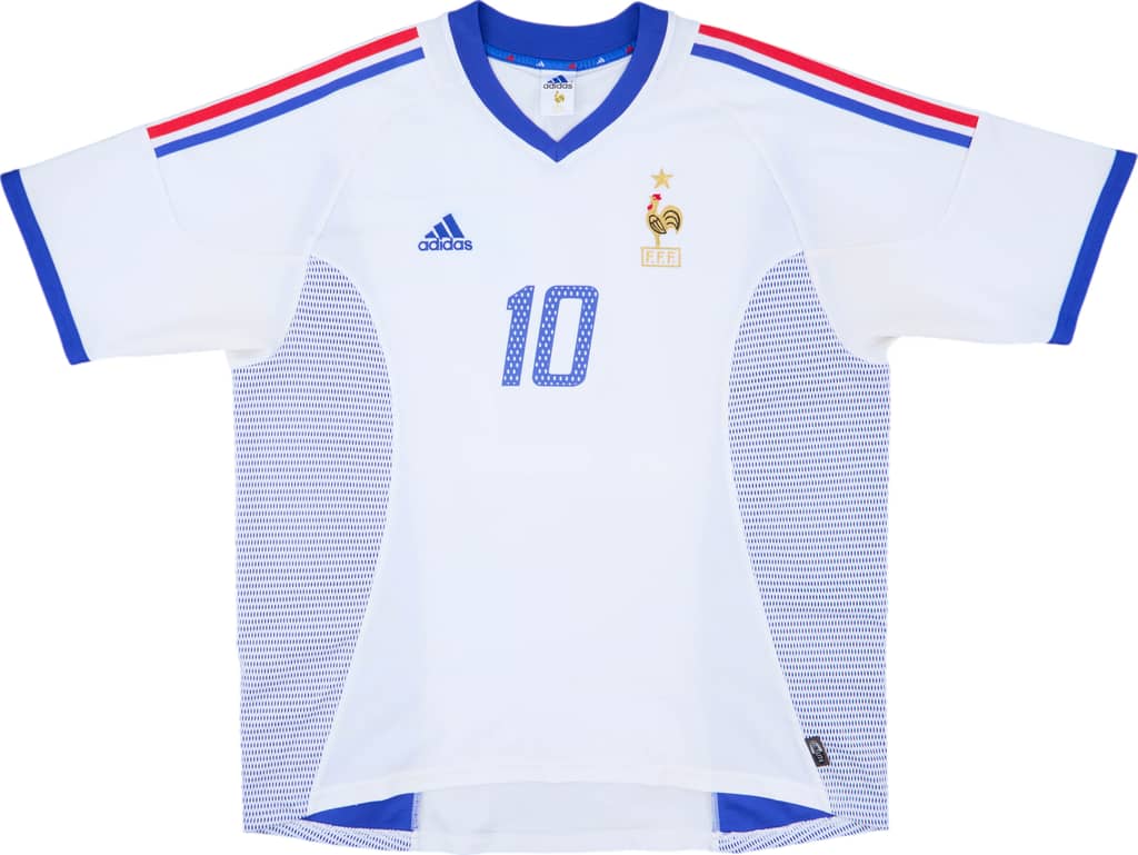 2002-04 France Away Shirt Zidane #10 - 8/10 - (XL)