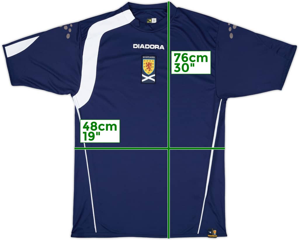 2005-06 Scotland Home Shirt - 7/10 - (S)
