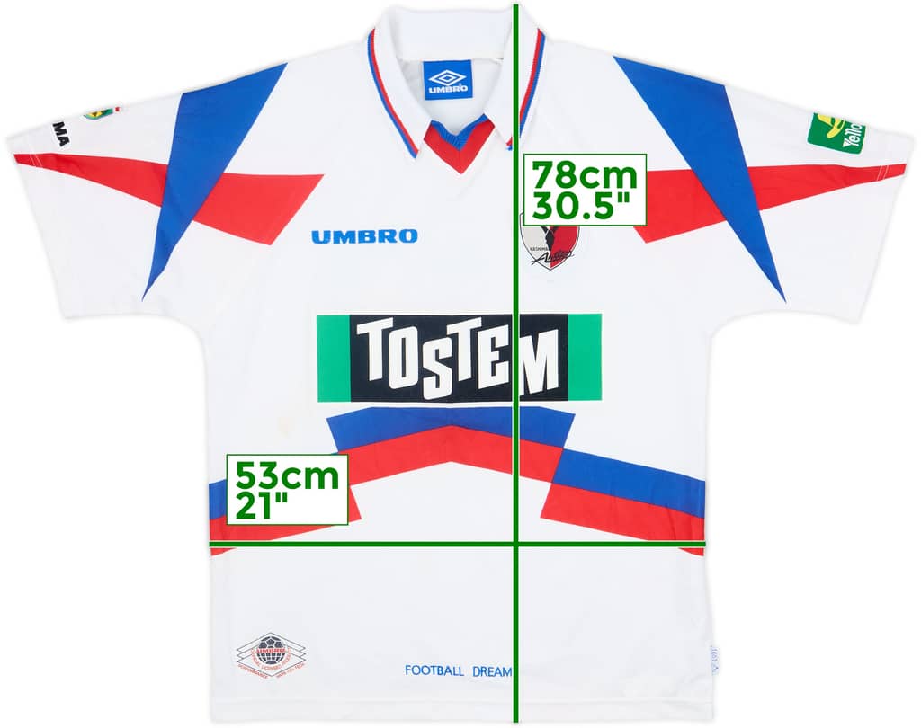 1997 Kashima Antlers Away Shirt - 9/10 - (M)