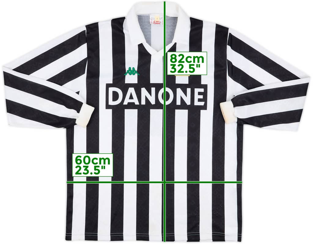 1992-94 Juventus Home L/S Shirt - 8/10 - (XL)