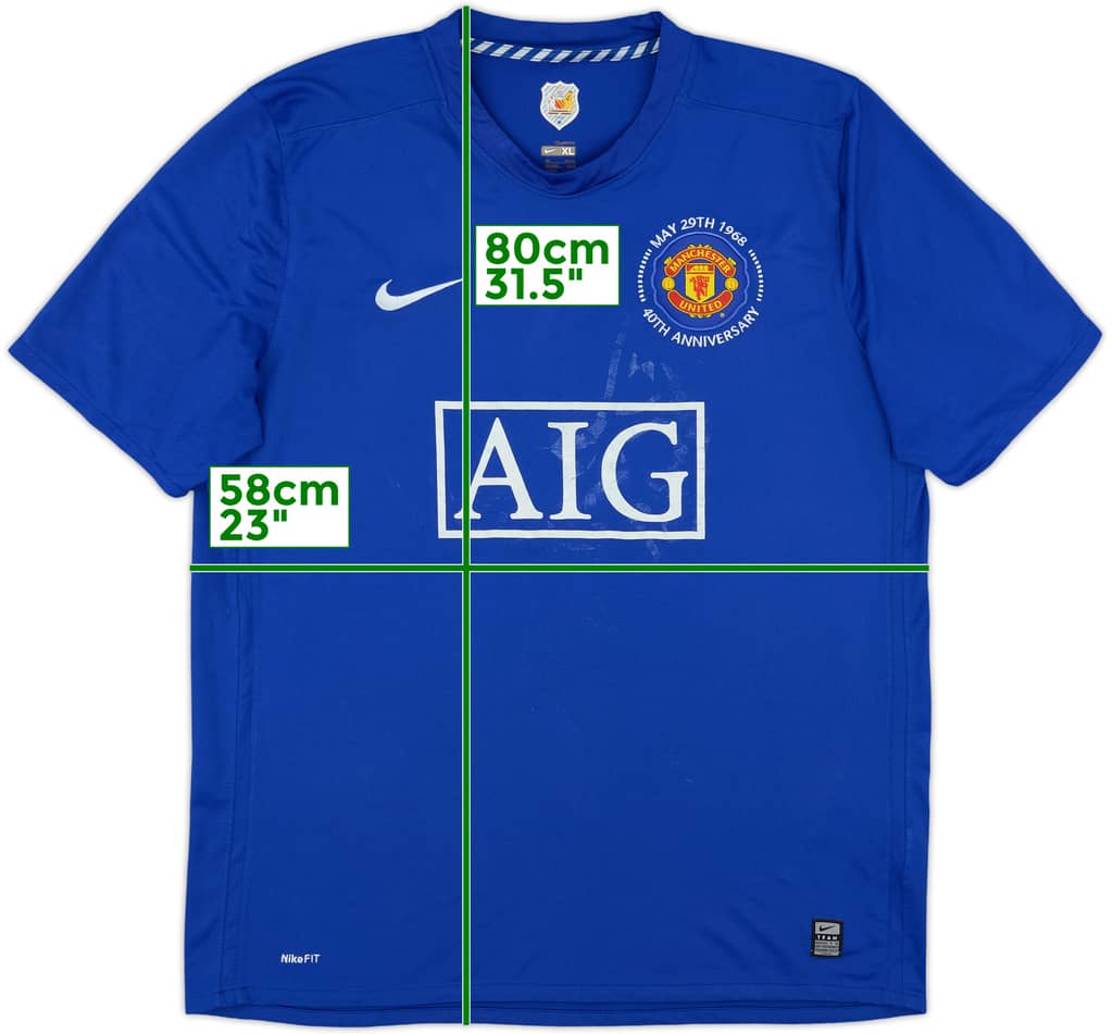 2008-09 Manchester United Third Shirt - 4/10 - (XL)