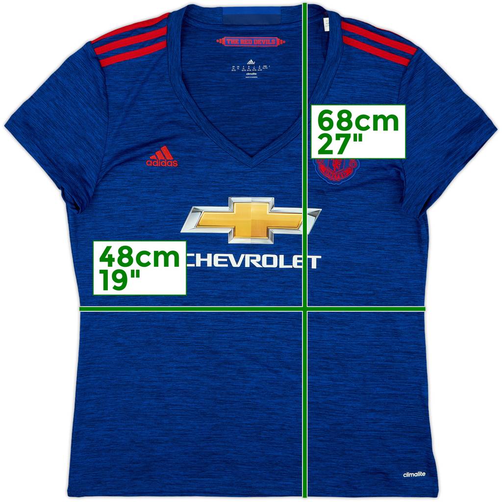 2016-17 Manchester United Away Shirt - 10/10 - (Women's XL)