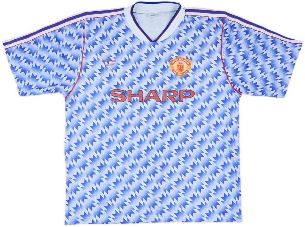 1990-92 Manchester United Away Shirt - 5/10 - (L/XL)