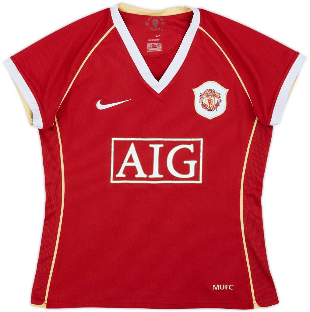 2006-07 Manchester United Home Shirt - 8/10 - (Women's M)