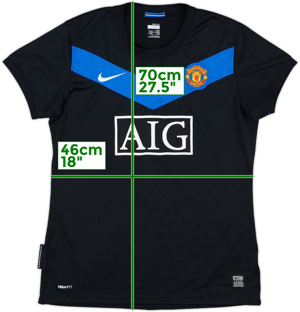 2009-10 Manchester United Away Shirt - 10/10 - (Women's L)