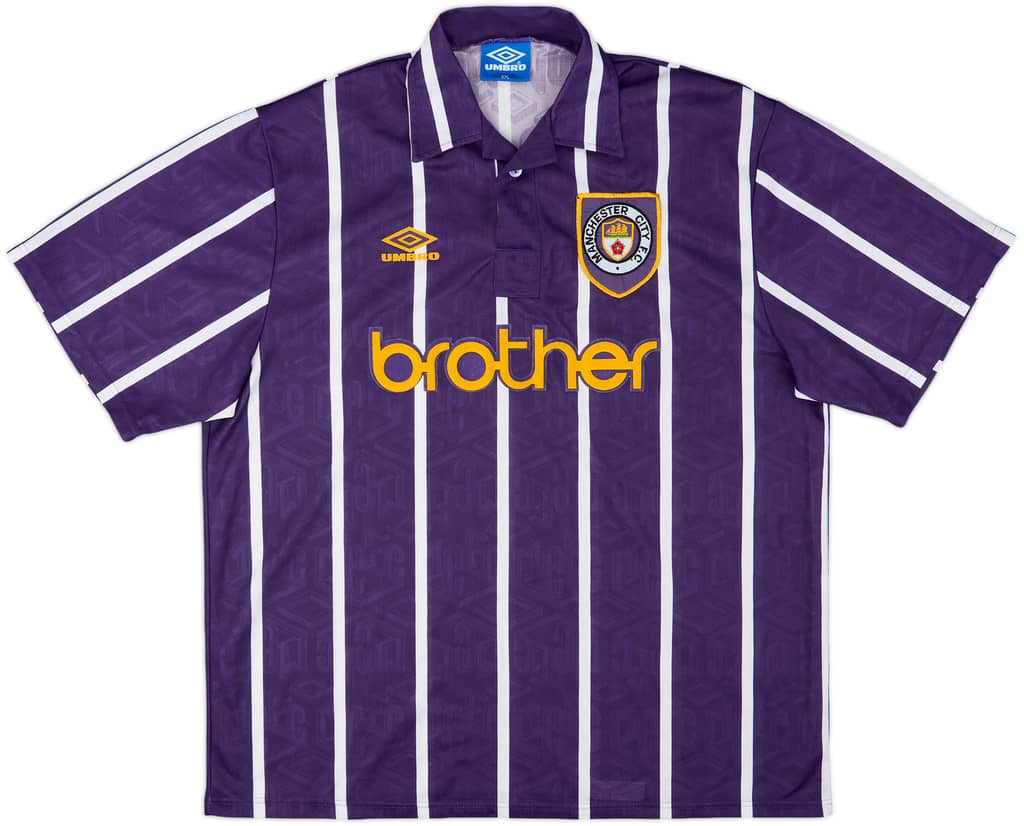 1993-94 Manchester City Away Shirt - 8/10 - (XXL)
