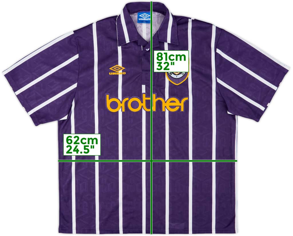 1993-94 Manchester City Away Shirt - 8/10 - (XXL)