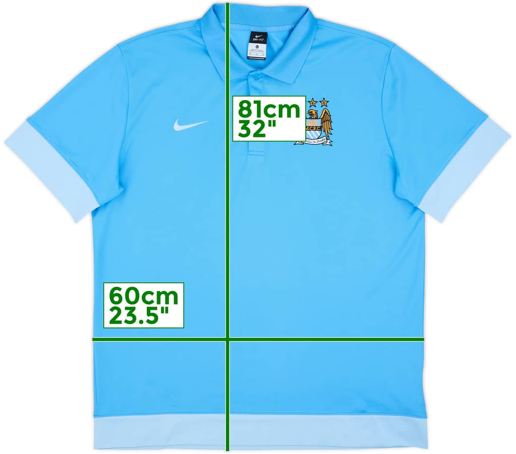 2013-14 Manchester City Nike Polo Shirt - 10/10 - (XL)