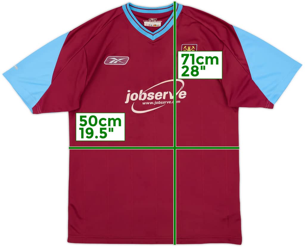2003-05 West Ham Home Shirt - 8/10 - (M)