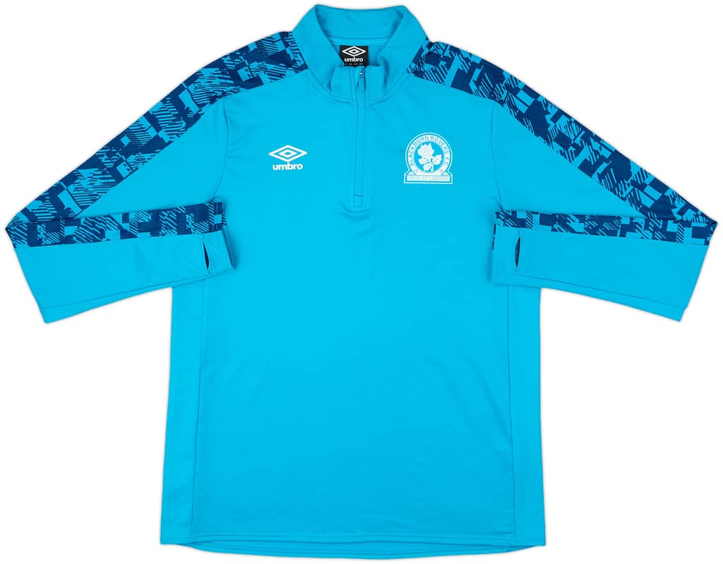 2020-21 Blackburn Umbro 1/4 Zip Training Top - 8/10 - (L)