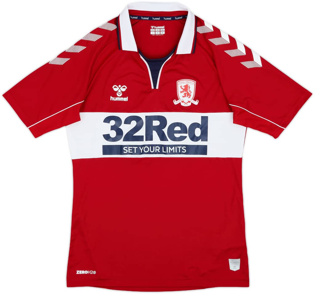 2020-21 Middlesbrough Home Shirt - 8/10 - (S)