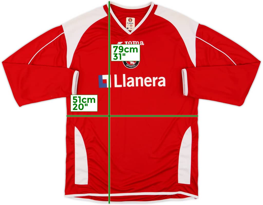 2006-08 Charlton Home L/S Shirt - 6/10 - (M)