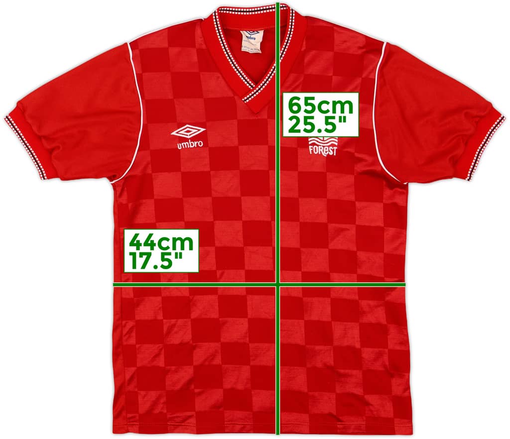 1986-88 Nottingham Forest Home Shirt - 9/10 - (S)