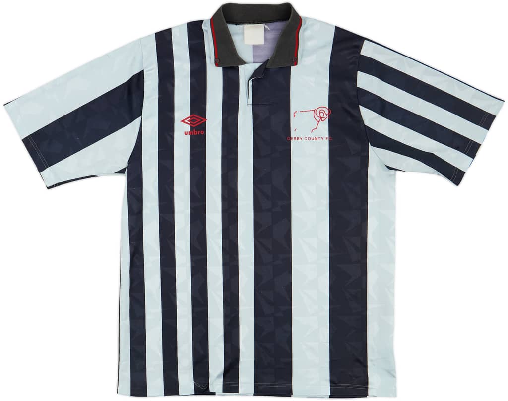 Camiseta de visitante del Derby County 1989-92 - 4/10 - (L)